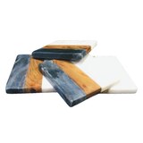 Young's Wood Marble Coaster, 4 ct, thumbnail image 1 of 2