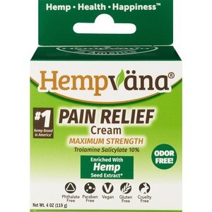 Hempvana Maximum Strength Pain Relief Cream, 4 Oz , CVS