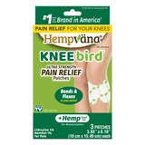 Hempvana Kneebird Ultra Strength Pain Relief Patches, 3 CT, thumbnail image 1 of 5