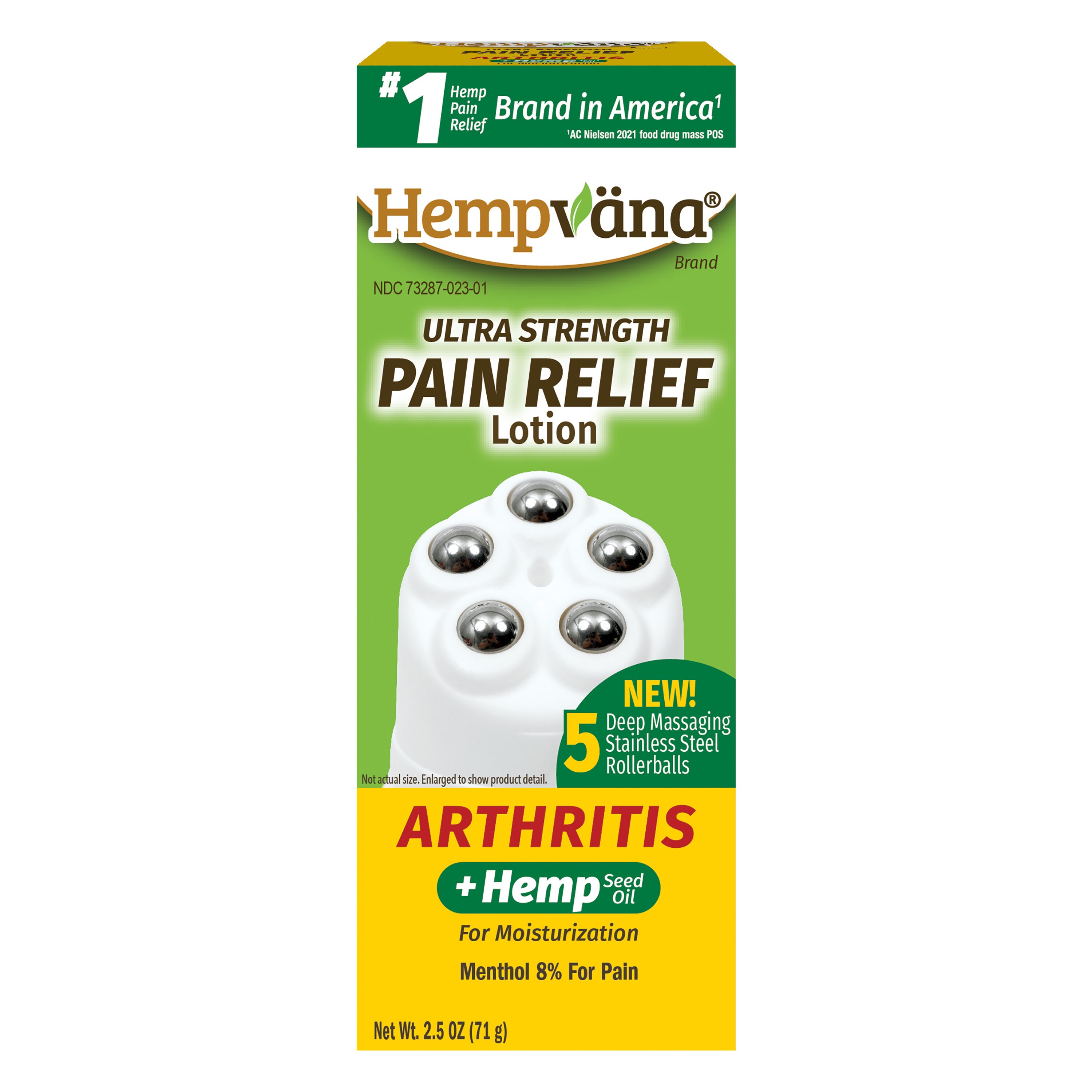 Hempvana Arthritis Pain Relief Lotion Rollerball, 2.5 Oz , CVS