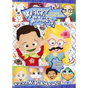 Wacky Faces Create A Face Sticker Activity Book