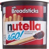 Nutella & Go Hazelnut Spread + Breadsticks, 1.8 oz, thumbnail image 1 of 3