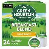 Green Mountain Coffee Roasters Light Roast Breakfast Blend Keurig K-Cup Pods, 24 CT, thumbnail image 1 of 5