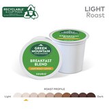 Green Mountain Coffee Roasters Light Roast Breakfast Blend Keurig K-Cup Pods, 24 CT, thumbnail image 4 of 5