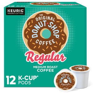 Donut Shop The Original Coffee K-Cup Pod Medium Roast, 12 CT