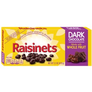 Raisinets Dark Chocolate Covered Raisins, 3.1 OZ