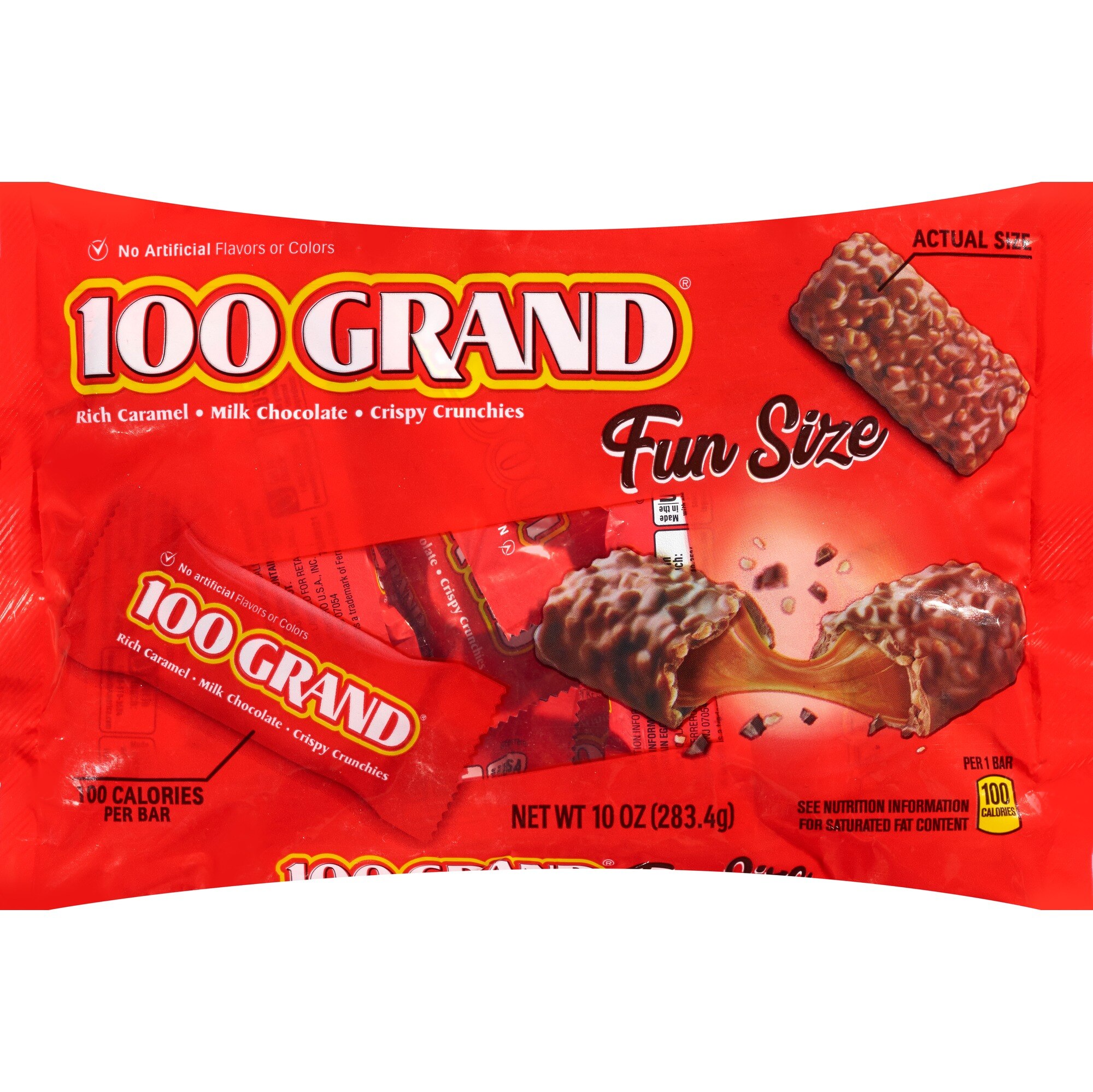 100 Grand Fun Size Candy Bag, 10 oz Ingredients - CVS Pharmacy