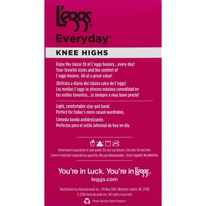 L eggs Everyday Knee Highs Nude Plus Size CVS Pharmacy