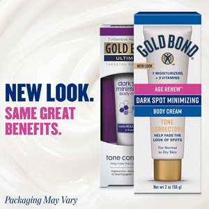 Gold Bond Ultimate Dark Spot Minimizing Body Cream No Bleaching Agents 2 OZ