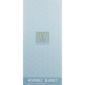 Wayland Square Ultra Soft Wearable Blanket Gray 50 x 70 in