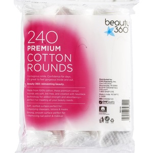 one+other Premium Cotton Rounds Soft & Strong, 240CT