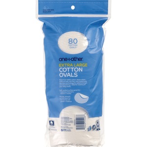 one+other Extra Large Premium Cotton Ovals, 80CT