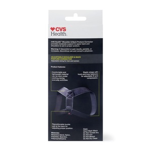 CVS Health Adjustable Shoulder Back Posture Corrector