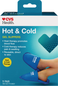 lampe fascisme fremsætte NEW: CVS Health Hot/Cold Gel Slippers - CVS Pharmacy