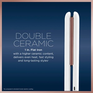 Conair Double Ceramic Flat Iron 1 IN