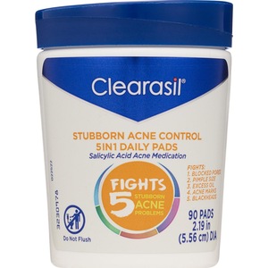 Clearasil Ultra 5 in 1 Acne Face Wash Pads, 90CT | Pick Up In Store TODAY CVS