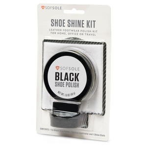 Sof Sole Shoe Polish Kit Black 1.5 oz