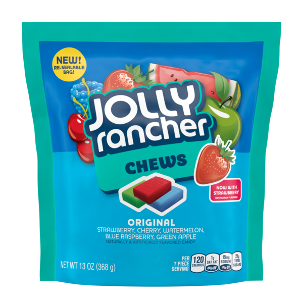 Jolly Rancher Chews Candy in Assorted Fruit Flavors, 13 oz