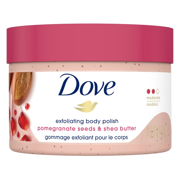 Dove Exfoliating Body Polish Body Scrub, 10.5 OZ