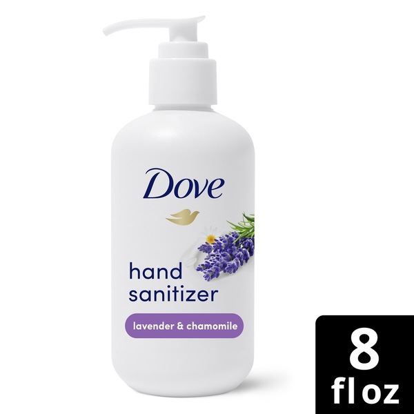 Dove Hand Sanitizer, 8 OZ