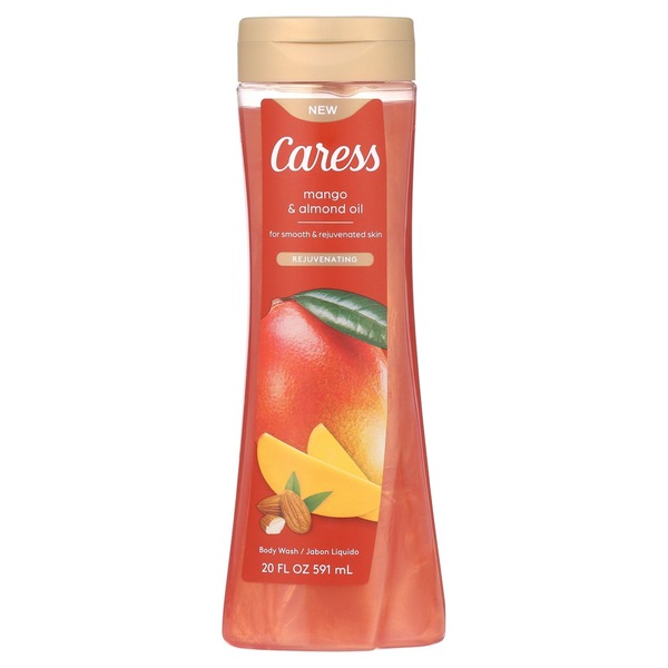 Caress Rejuvenating Body Wash, Mango & Almond Oil, 20 OZ