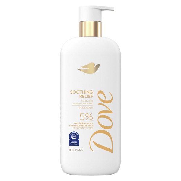 Dove Body Wash, Soothing Relief, 18.5 OZ