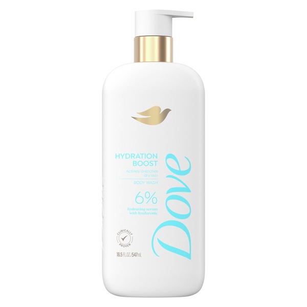 Dove Body Wash, Hydration Boost 18.5 oz