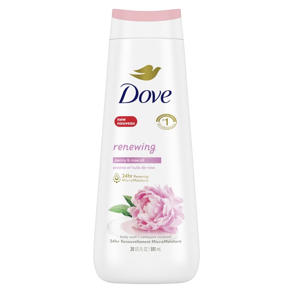 Dove Pampering Skin Nourishing Shea Butter Body Wash with Warm Vanilla, 20 OZ