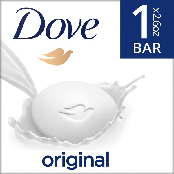 Dove White Beauty Bar, Travel Size, 2.6 OZ