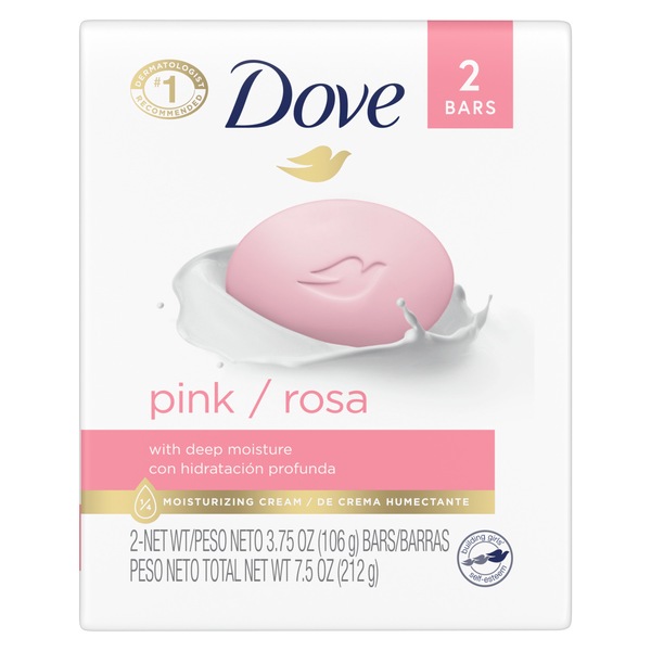 Dove Pink Beauty Bar, 4 OZ, 6 Bar