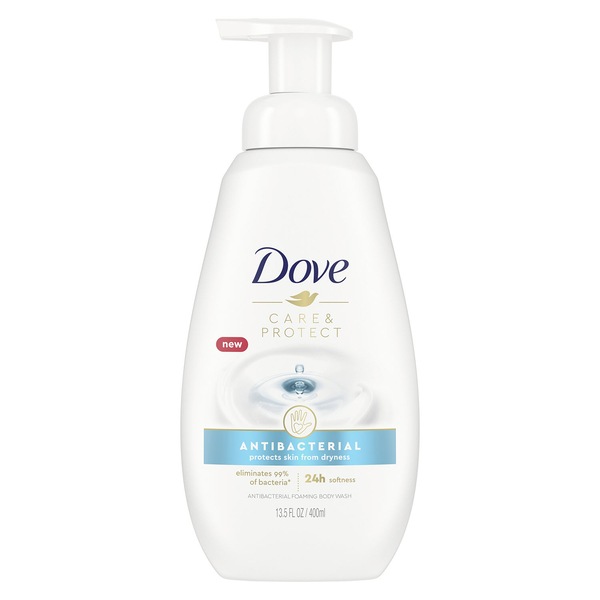 Dove Sensitive Skin Shower Foam, 13.5 OZ