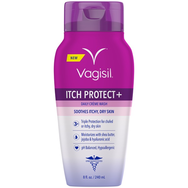 Vagisil Itch Protect+ Crème Wash, 8 OZ