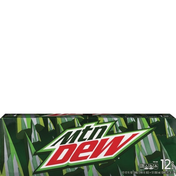 Mountain Dew Can 12 ct, 12 oz