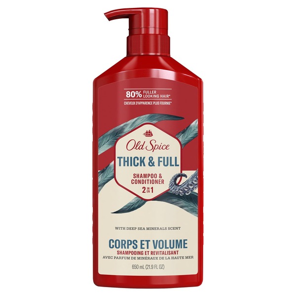 Old Spice 2-in-1 Thickening Shampoo & Conditioner 