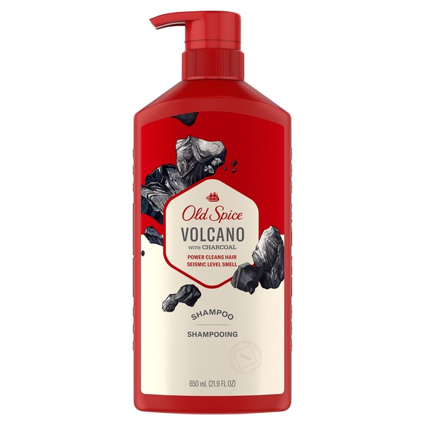 Old Spice Volcano with Charcoal Shampoo, 21.9 OZ