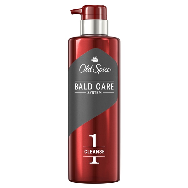 Old Spice Bald Care System Daily Exfoliating Scalp Wash Shampoo