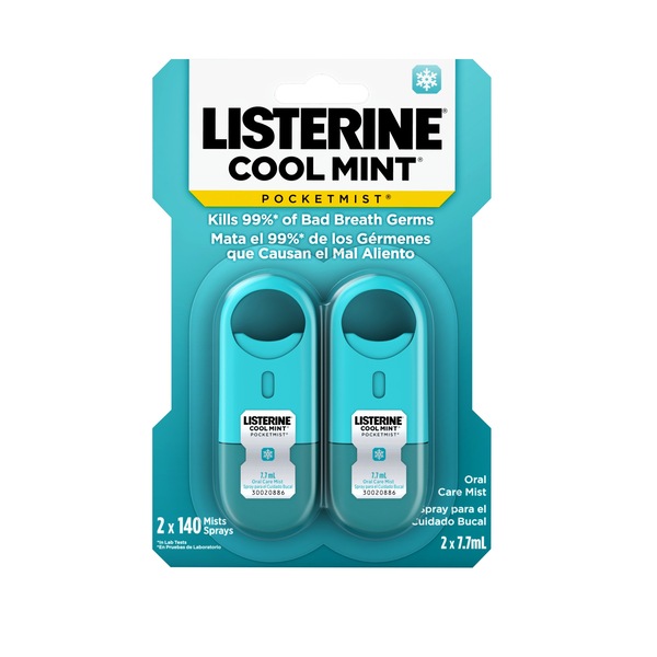 Listerine Pocketmist Breath Spray, Cool Mint