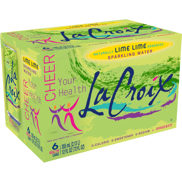 LaCroix Sparkling Water, 6 ct, 12 oz