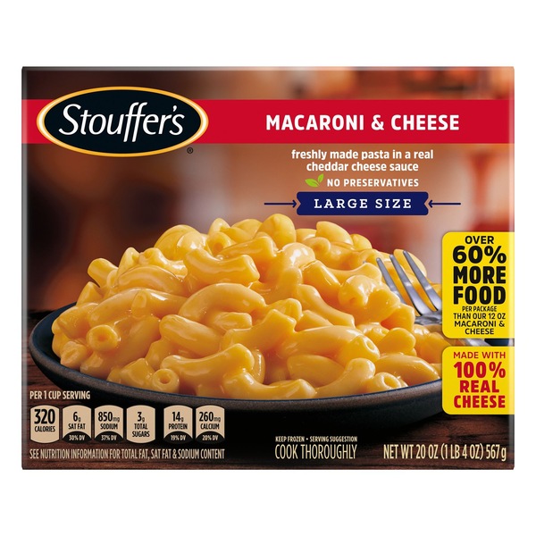 Stouffer's Large Size Macaroni Cheese Frozen Meal