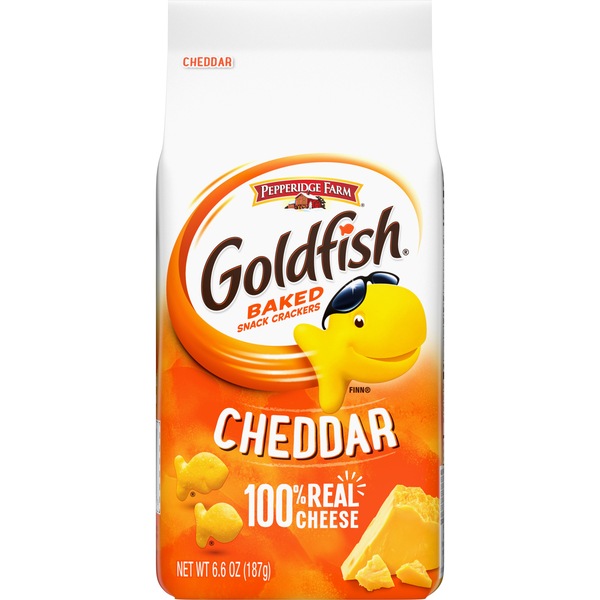 Pepperidge Farm Gold Fish - Galletas horneadas para refrigerio, Cheddar