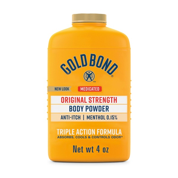 Gold Bond Medicated Original Strength Body Powder, 4 oz., Talc-Free
