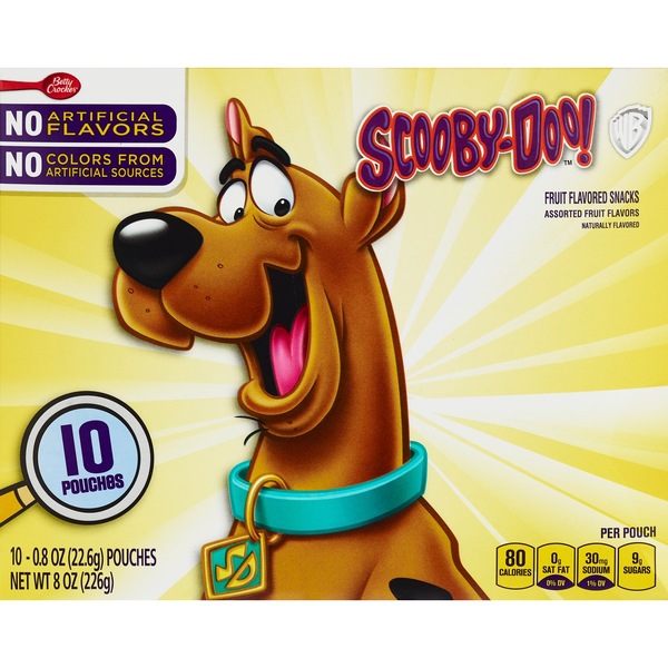 Scooby-Doo Fruit Flavored Snacks Assorted Fruit Flavors