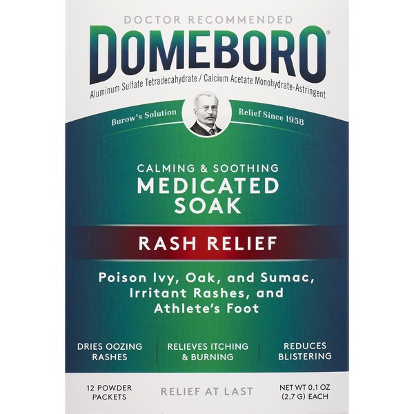 Domeboro Medicated Soak for Rash Relief