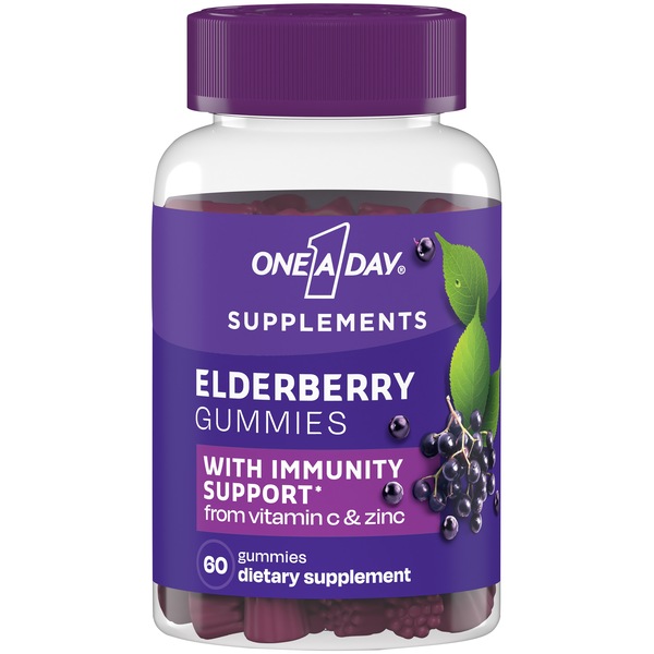 One A Day Elderberry with Immunity Support Gummies, 60 CT