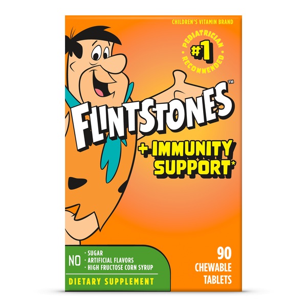Flintstones Children Chewable Multivitamin Immunity Support, 90 CT