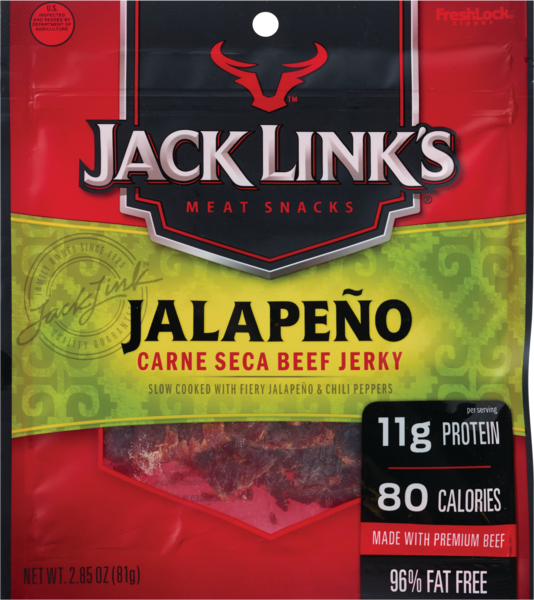 Jack Link's Jalapeno Beef Jerky, 2.85 oz