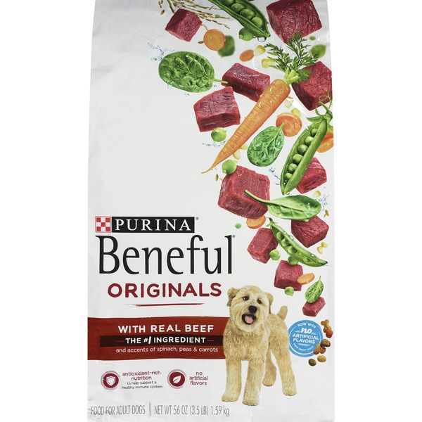 Beneful Originals Dog Food, Real Beef, 3.5 lb
