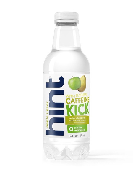 Hint All Natural Caffeine Kick, Apple Pear 16 OZ