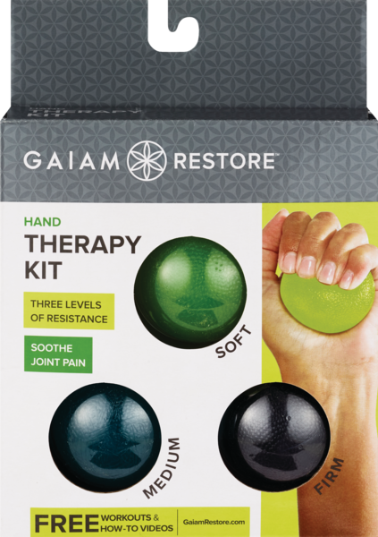Gaiam Restore - Kit de terapia para manos