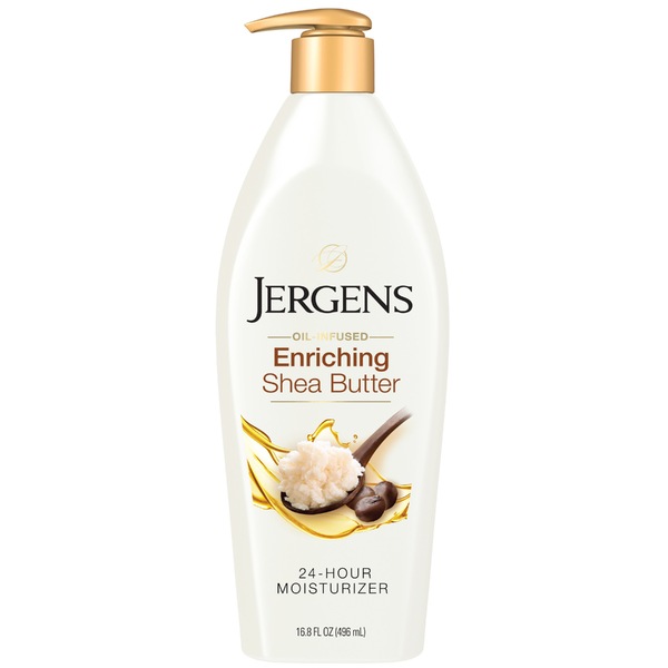 Jergens Shea Butter Body Lotion, Deep Conditioning Moisturizer for Dry to Very Dry Skin